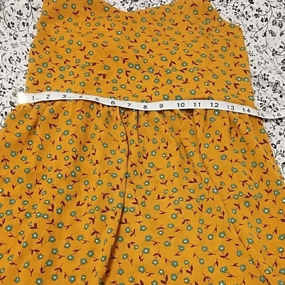 NWT ROMWE Women's Yellow Floral Camisole - Picture 6 of 8